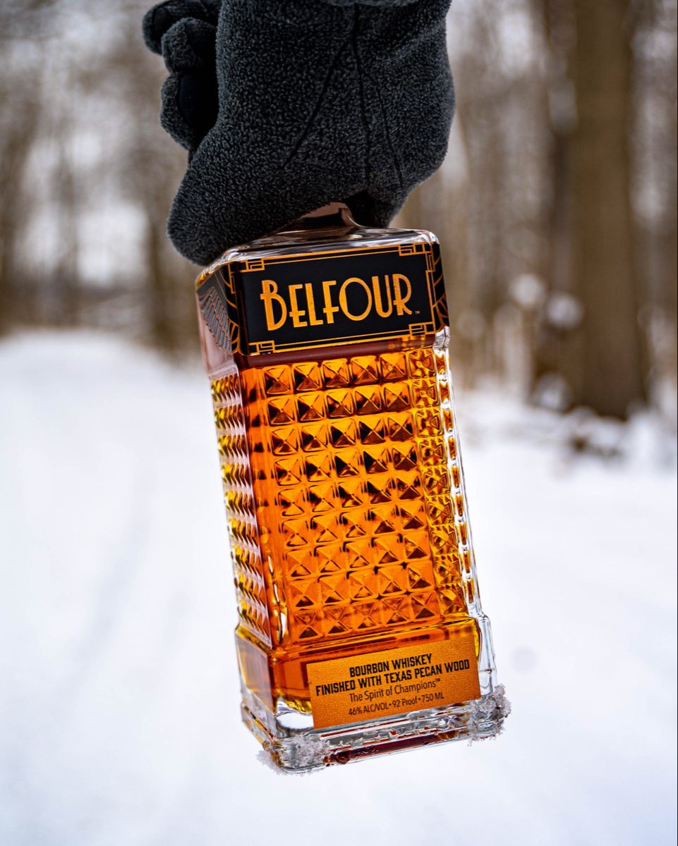 Belfour Texas Pecan Wood Bourbon Whiskey