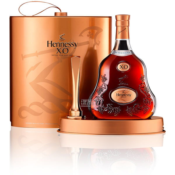 【即納&大特価】 Holiday Cognac XO Hennessy Bottle Stamp Ice & Box Gift with ブランデー