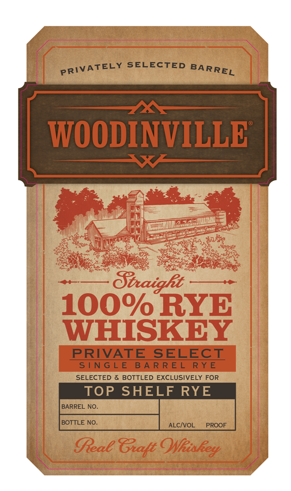 Woodinville Rye Single Barrel Cask Strength Barrel 7930 (Private Selection)