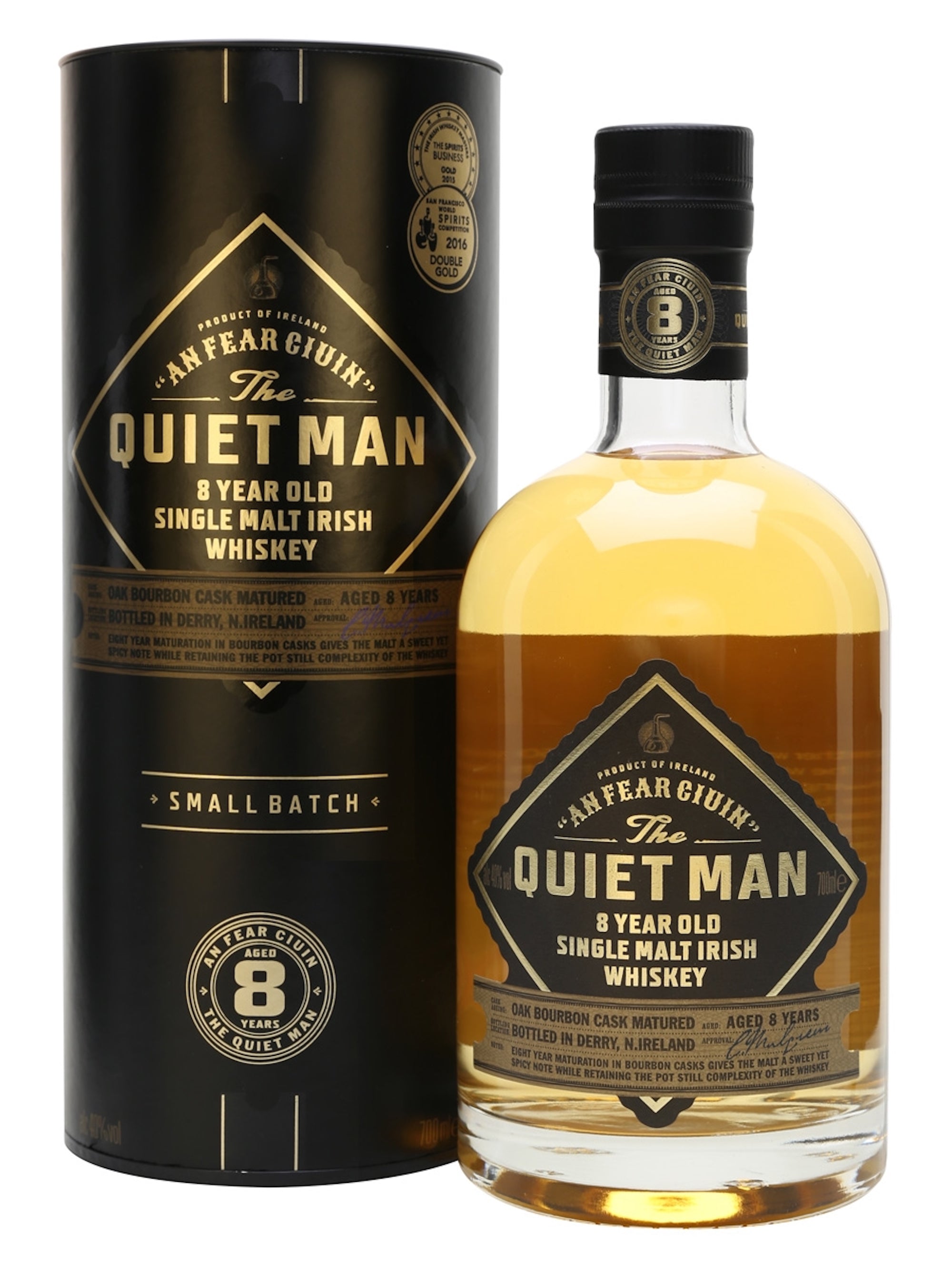 Quiet Man 8 Year Single Malt Irish Whisky