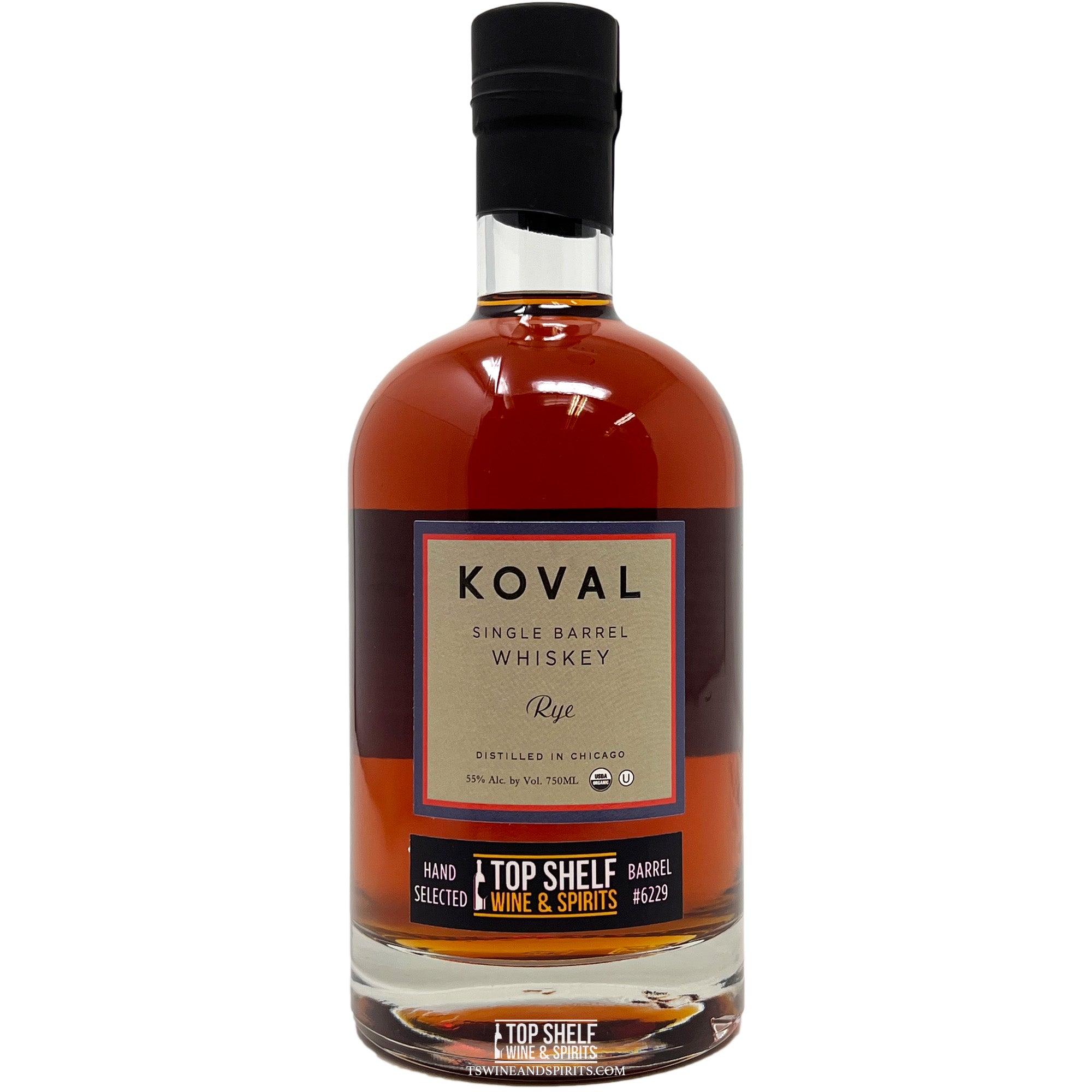 Koval Rye Single Barrel #6229 110 Proof (Private Selection)