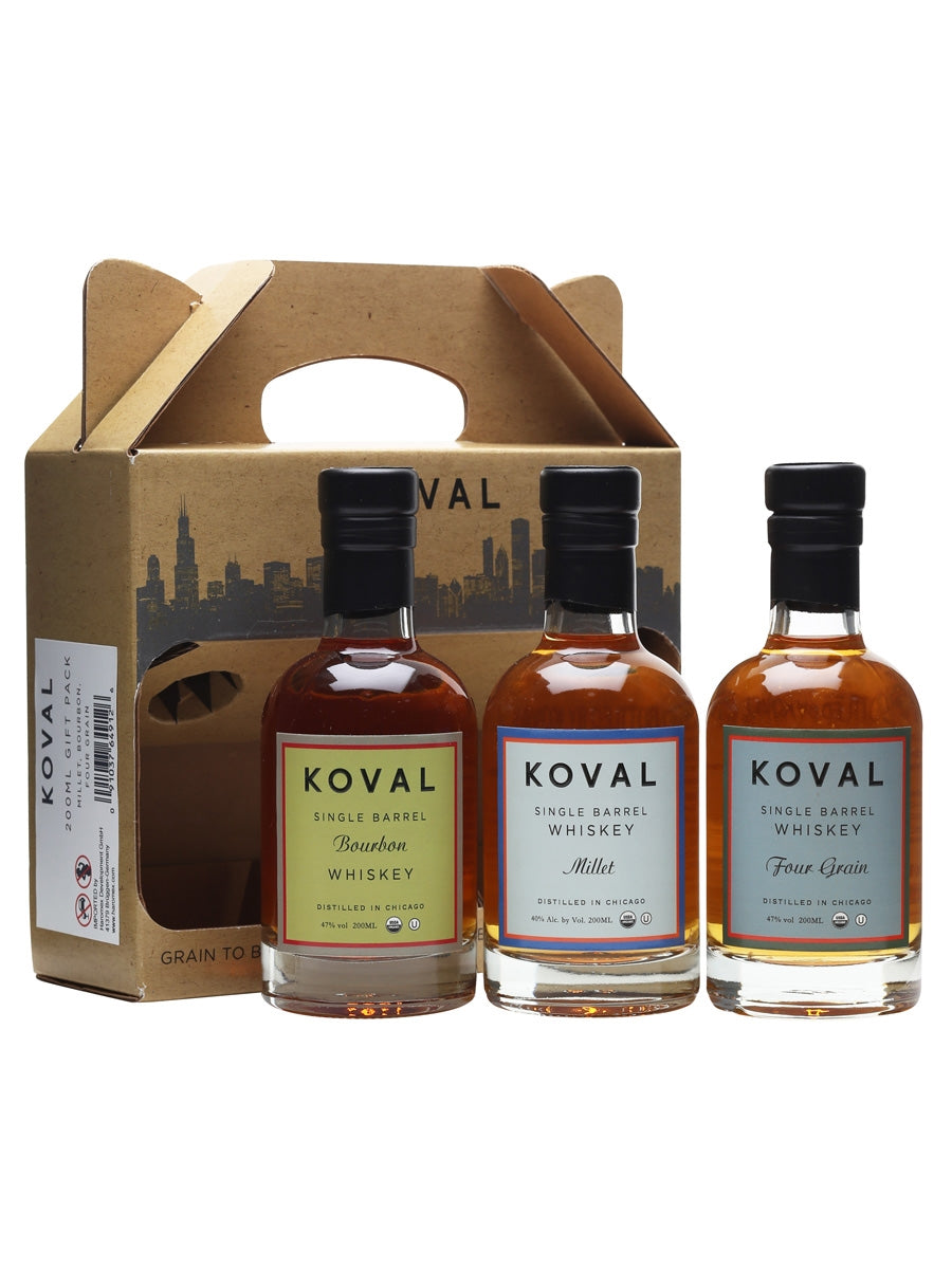 Koval Whiskey 200ml Gift Set