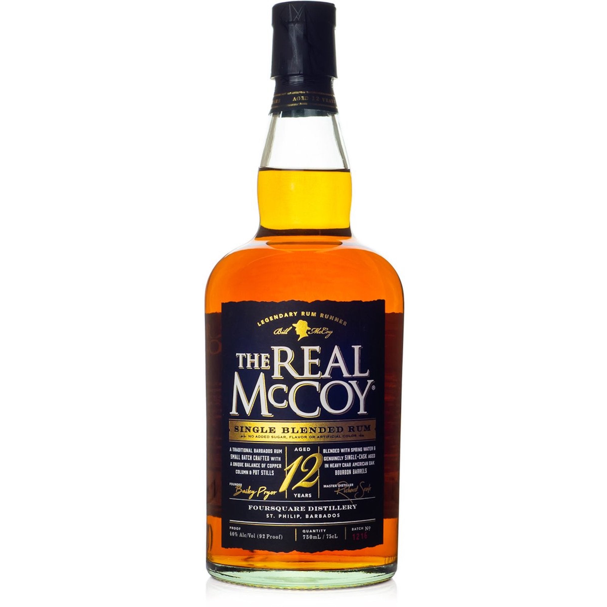The Real McCoy 12 Years Aged Super Premium Rum